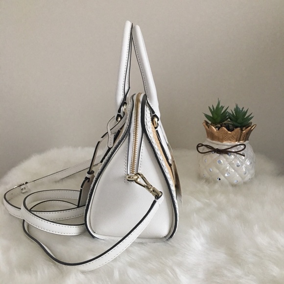 Kate Spade Medium Dome Satchel Reiley Straw - Picture 5 of 7